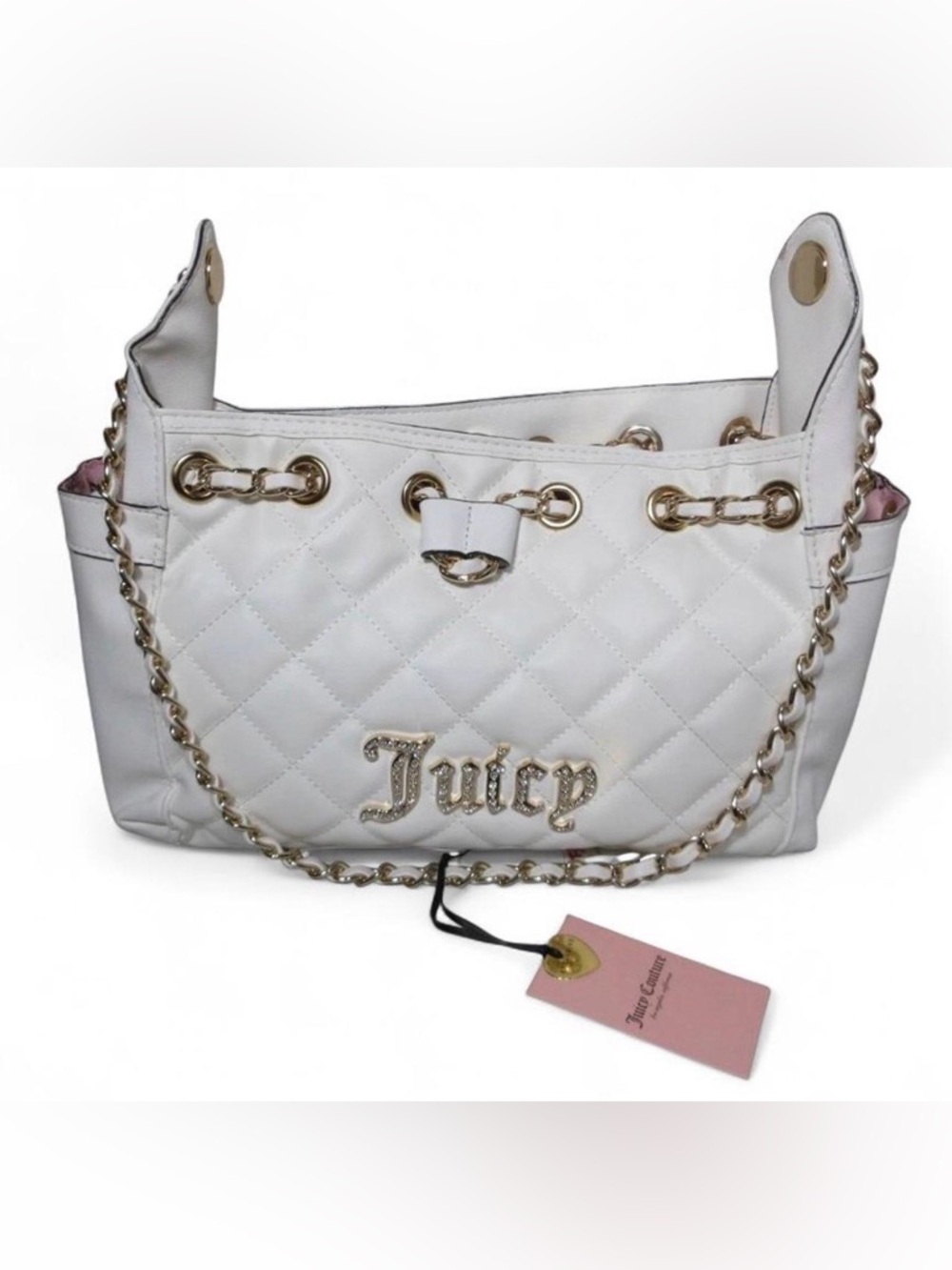 Juicy Couture “Fashion Icon Bucket Bag”, white
